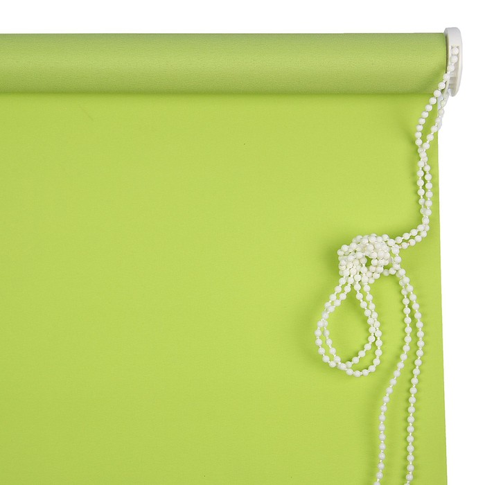Штора рулонная 90х180 см, цвет зеленый