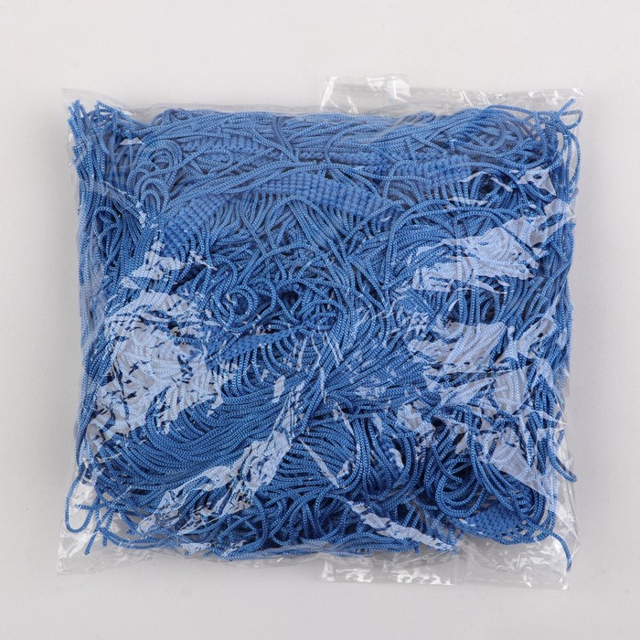 Тесьма декоративная "Бахромушка", ширина 10см, длина 5±1м, цвет голубой