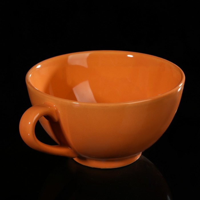 Бульонница 700 мл, цвет оранжевый