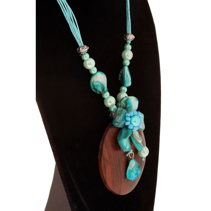 Колье "Космо" голубое