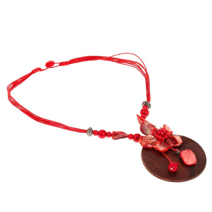 Колье "Космо" красное