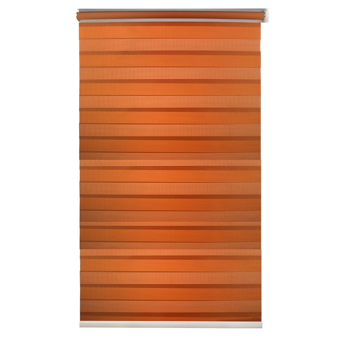 Штора рулонная 90х180 см "День-Ночь", цвет коричневый