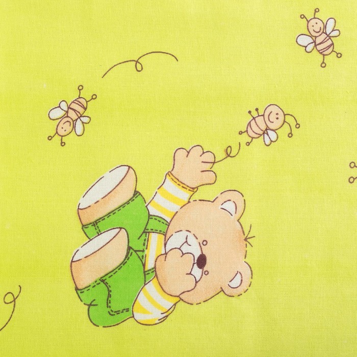 Комплект "Мишки с медом" (6 предметов), цвет зеленый 61/1