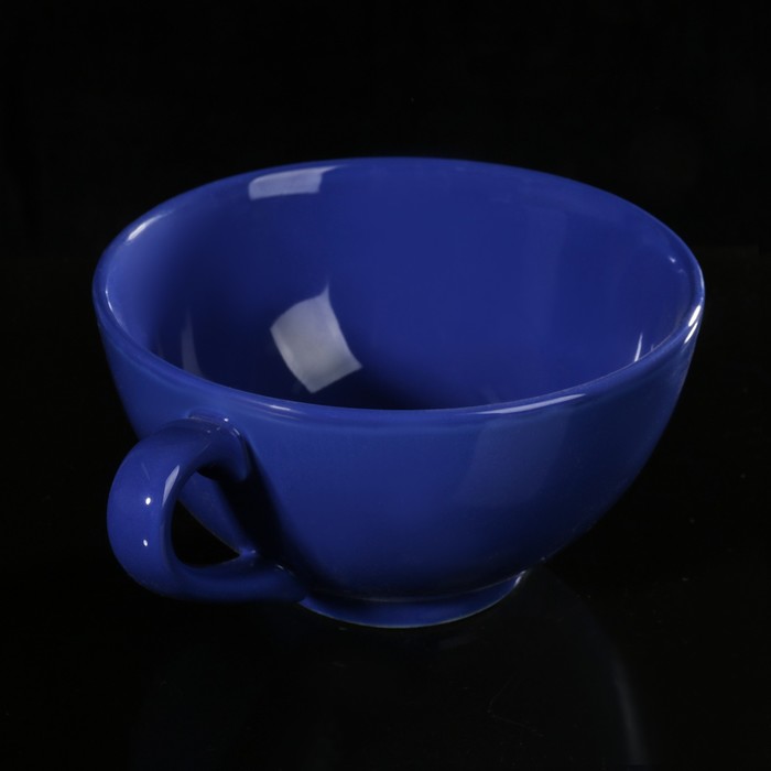 Бульонница 700 мл, цвет синий