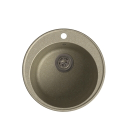 

Мойка кухонная из камня Granfest ECO-08, d=480 мм, цвет песочный