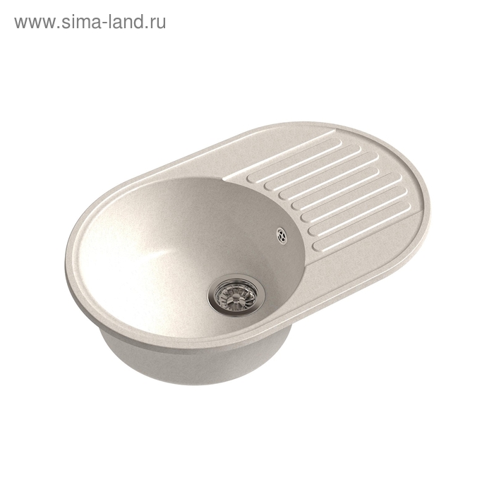 

Мойка кухонная из камня Granfest ECO-18, 740х480 мм, цвет белый