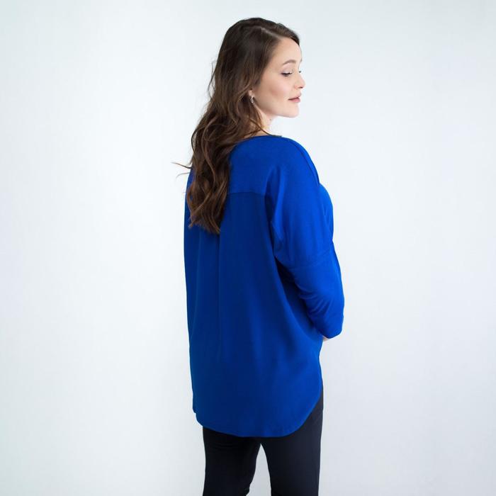 Блузка для беременных 2281, цвет электрик, размер 54, рост 170