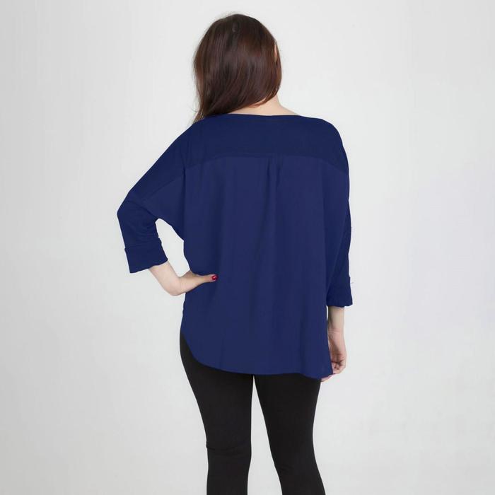 Блузка для беременных 2281, цвет электрик, размер 48, рост 170