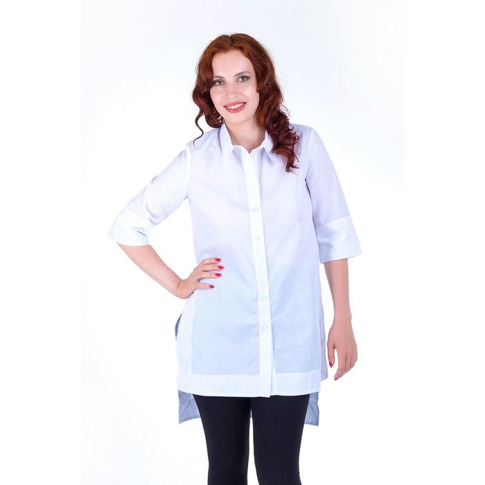 Блуза женская 17247 С+, размер 50, рост 168, цвет белый