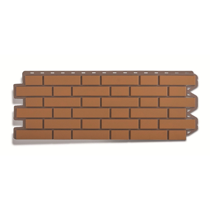 Фасадная панель "Кирпич клинкерный", бежевый 1,22х0,44м