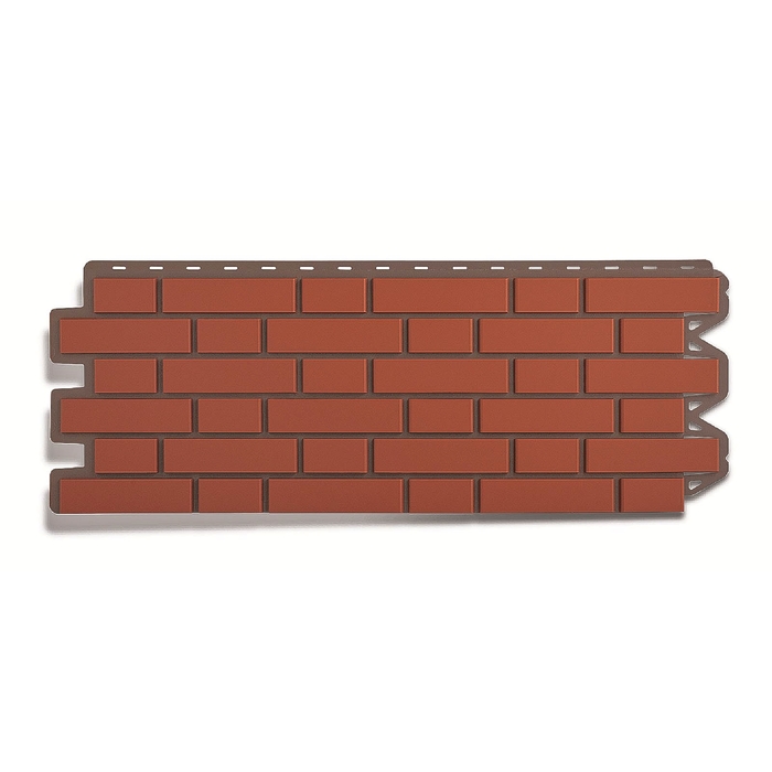 Фасадная панель "Кирпич клинкерный", красный 1,22х0,44м