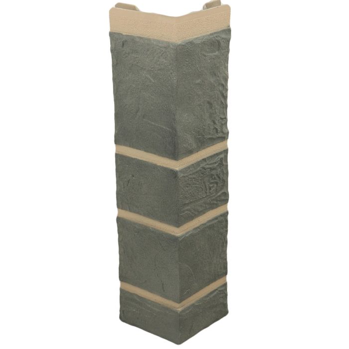 Наружный угол "Камень", серый 0,47 х 0,11м