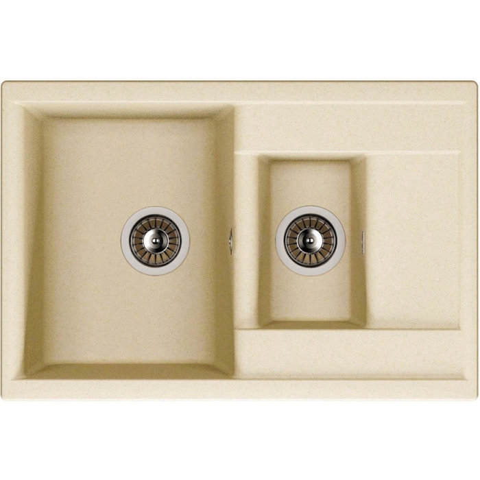 Мойка кухонная из камня Dr.Gans "Астра-760К", 760х510 мм, цвет бежевый