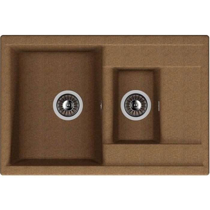 Мойка кухонная из камня Dr.Gans "Астра-760К", 760х510 мм, цвет терракотовый