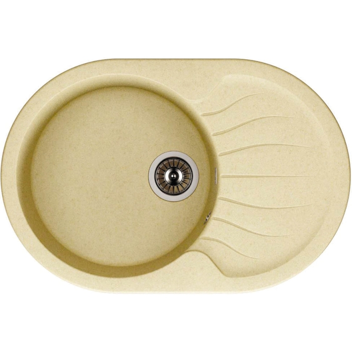 Мойка кухонная из камня Dr.Gans "Берта-760 B760", 760х510 мм, цвет бежевый