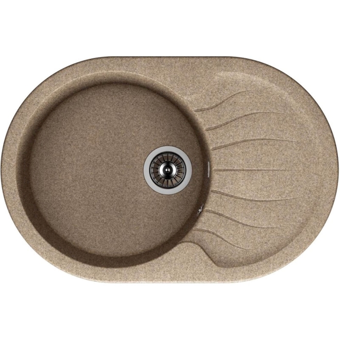 Мойка кухонная из камня Dr.Gans "Берта-760 B760", 760х510 мм, цвет песочный