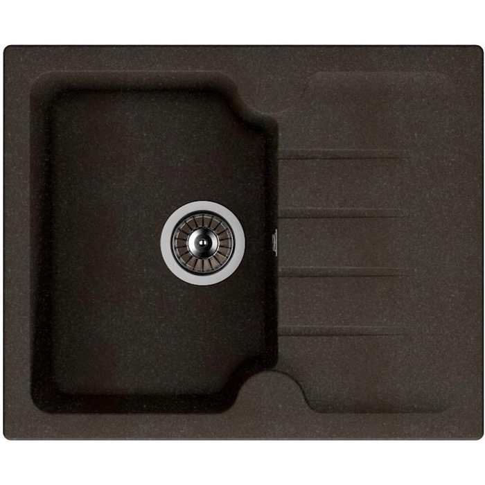 Мойка кухонная из камня Dr.Gans "Лора-620", 620х510 мм, цвет черный