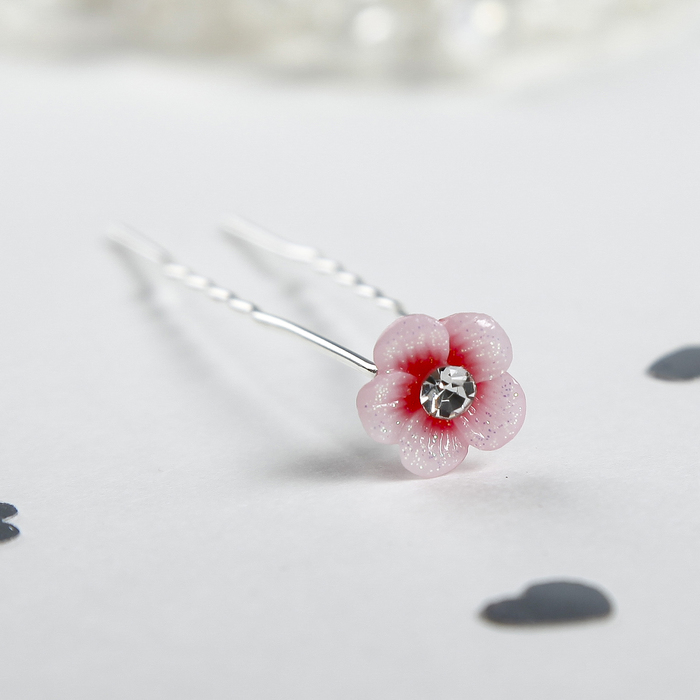 Шпилька для волос "Цветочный веер" микс