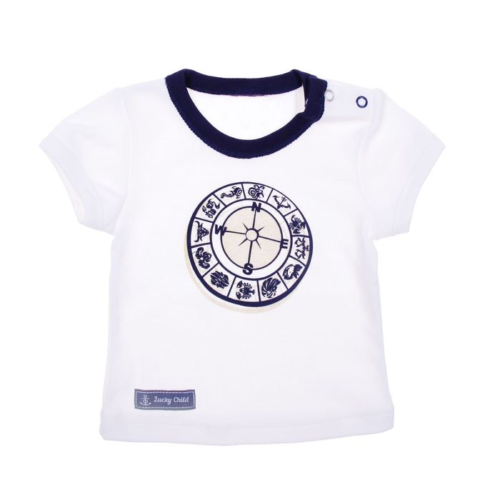 Футболка для девочки, рост 128-134 см (32), цвет белый (арт. 28-36Д)