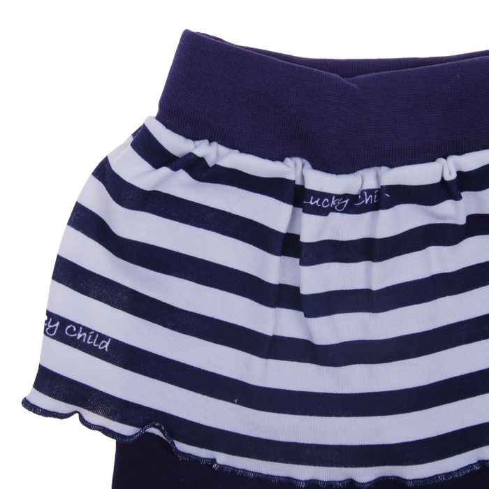 Штанишки (лосины) для девочки, рост 86-92 см (26), цвет синий (арт. 28-112Д)