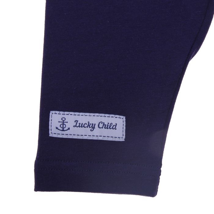 Штанишки (лосины) для девочки, рост 86-92 см (26), цвет синий (арт. 28-112Д)