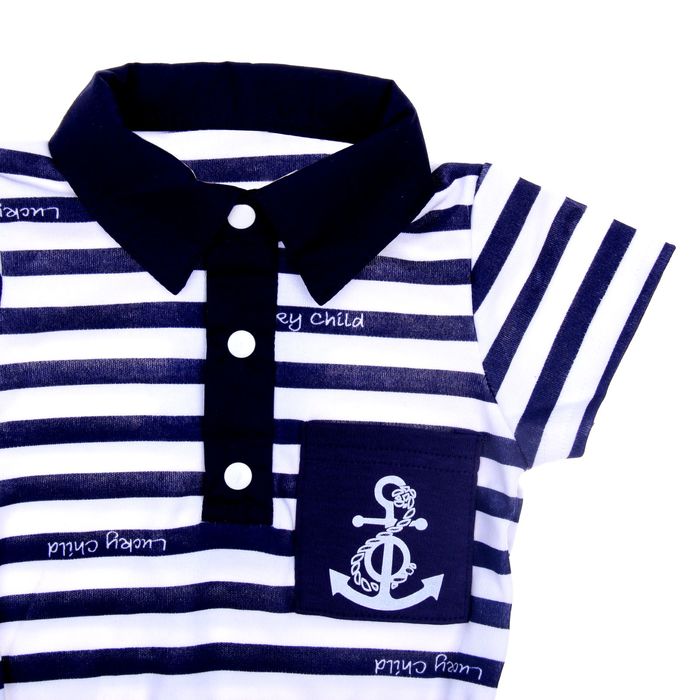 Песочник для мальчика, рост 68-74 см (22), цвет белый (арт. 28-28М)