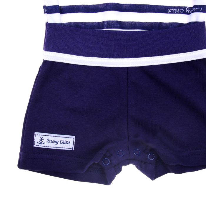 Песочник для мальчика, рост 68-74 см (22), цвет белый (арт. 28-28М)