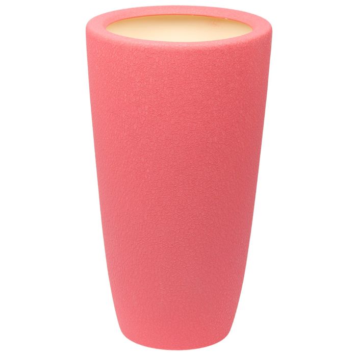 Кашпо "Цилиндр" шёлк, розовая дымка, 17 л