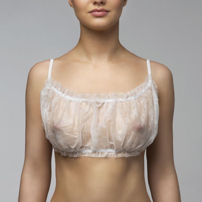 Топик с открытой спиной, белый, 10 шт