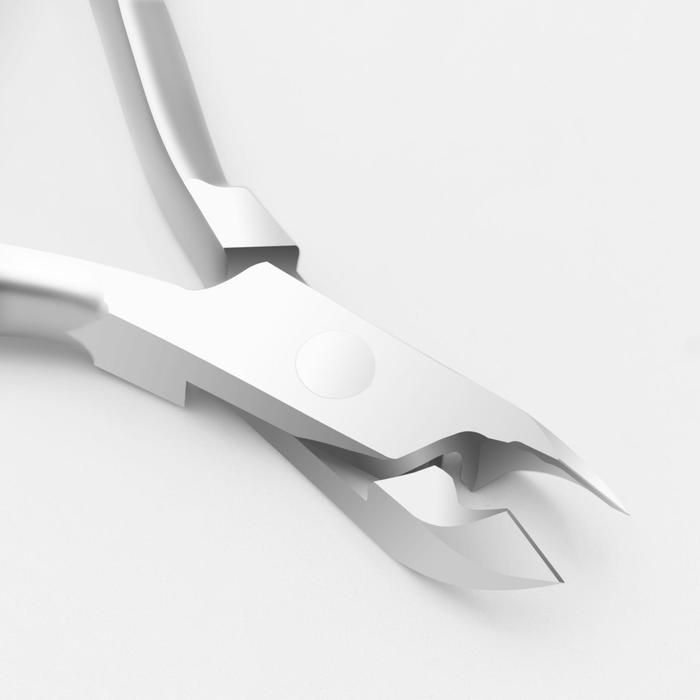 Кусачки маникюрные, для кутикулы, двойная пружина, 10см , рабочая область-4мм, цвет серебристый