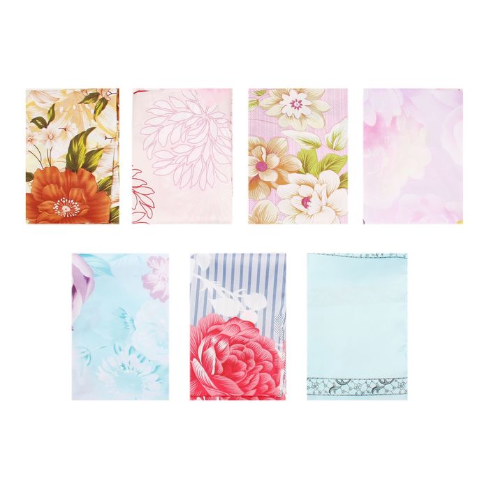 Наволочка MERRY 50*70 см, 2шт, цв. МИКС, п/э 110 г/м