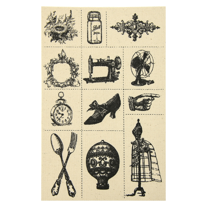 Наклейки для скрапбукинга "Дамские штучки", 12 шт.