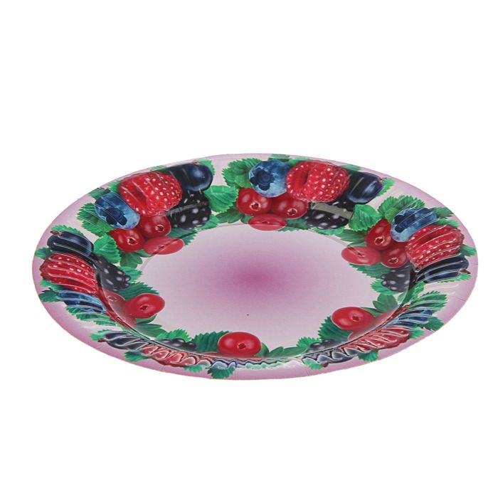 Тарелка с ламинацией "Ягодный микс" 18 см