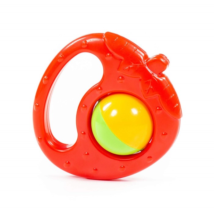 Погремушка Клубника, цвета МИКС развивающий мягкая погремушка мяч радуга цвета микс