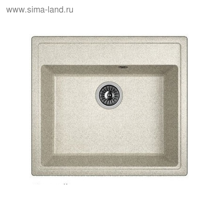 цена Мойка кухонная из камня Dr.Gans «Ника-570», 570х510 мм, цвет серый