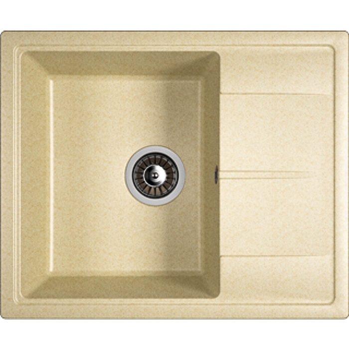 Мойка кухонная из камня Dr.Gans "Ника-580", 580х470 мм, цвет бежевый
