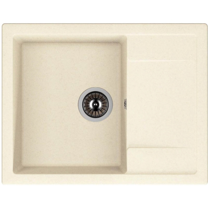 Мойка кухонная из камня Dr.Gans "Техно-650 T650", 650х510 мм, цвет белый