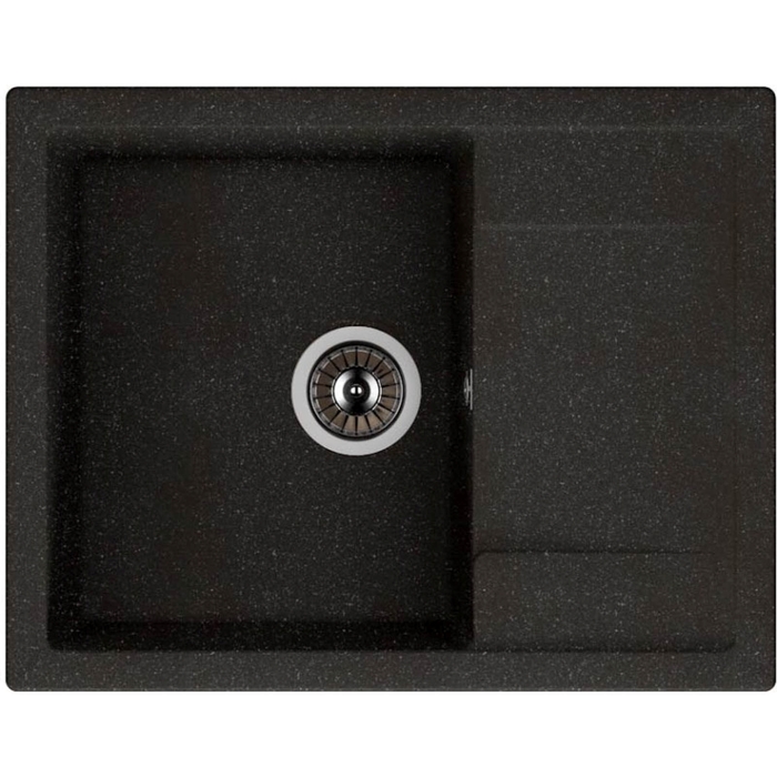 Мойка кухонная из камня Dr.Gans "Техно-650 T650", 650х510 мм, цвет черный