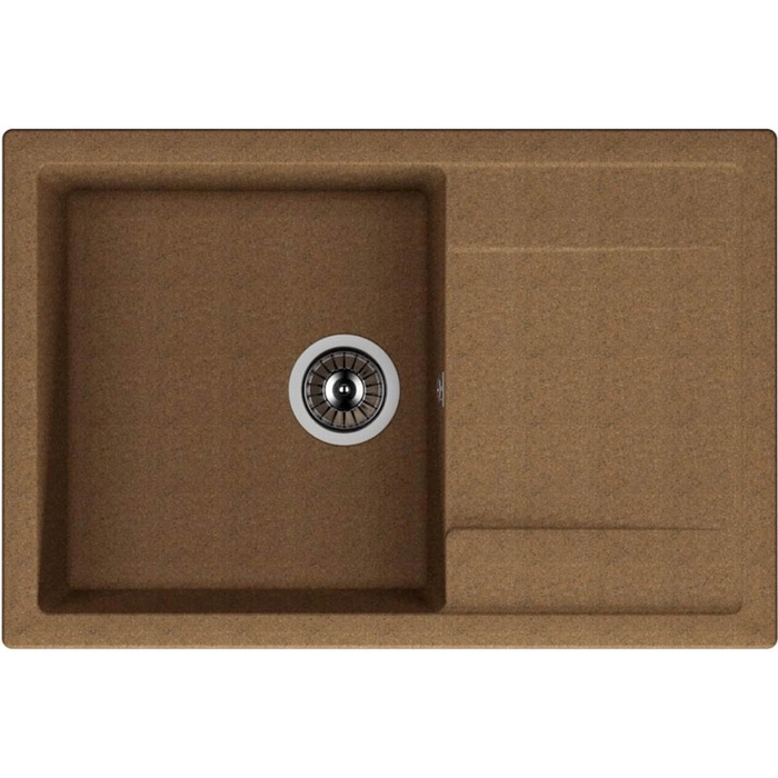 Мойка кухонная из камня Dr.Gans "Техно-760 T760", 760х510 мм, цвет терракотовый