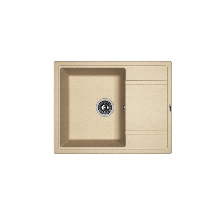 Мойка кухонная Florentina "Липси-650" Л 650 FG, 650х510 мм, цвет бежевый