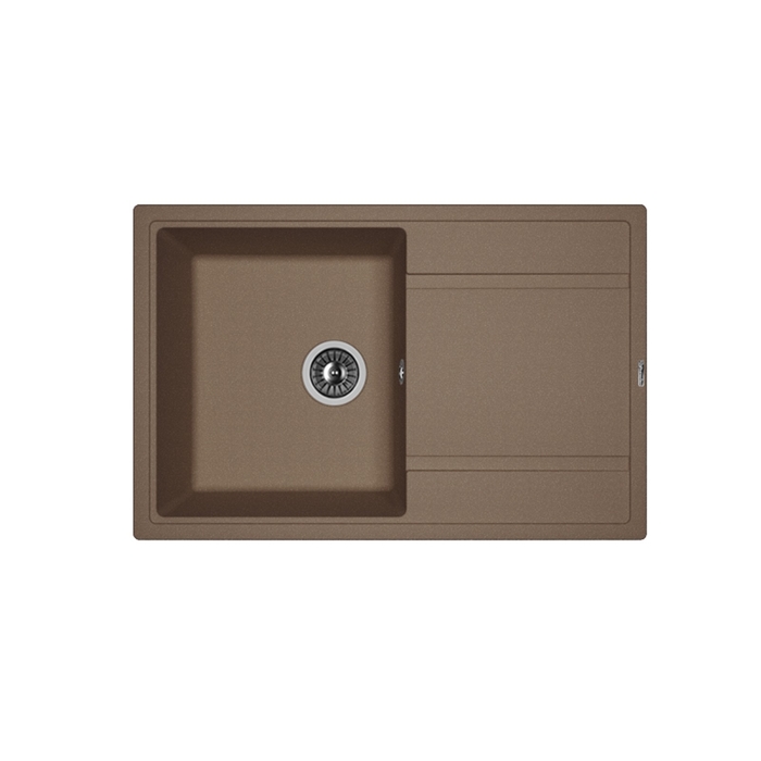Мойка кухонная Florentina "Липси-780" Л 780 FS, 780х510 мм, цвет мокко