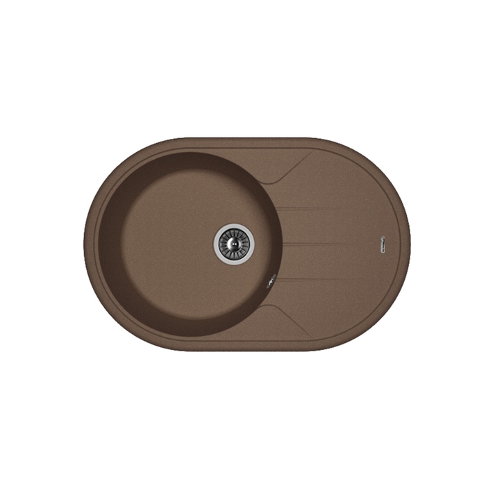 Мойка кухонная Florentina "Лотос-780" Л 780 FS, 780х510 мм, цвет мокко