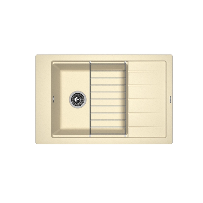 Мойка кухонная Florentina "Липси-780 Р" Л 780Р FS, 780х510 мм, цвет шампань