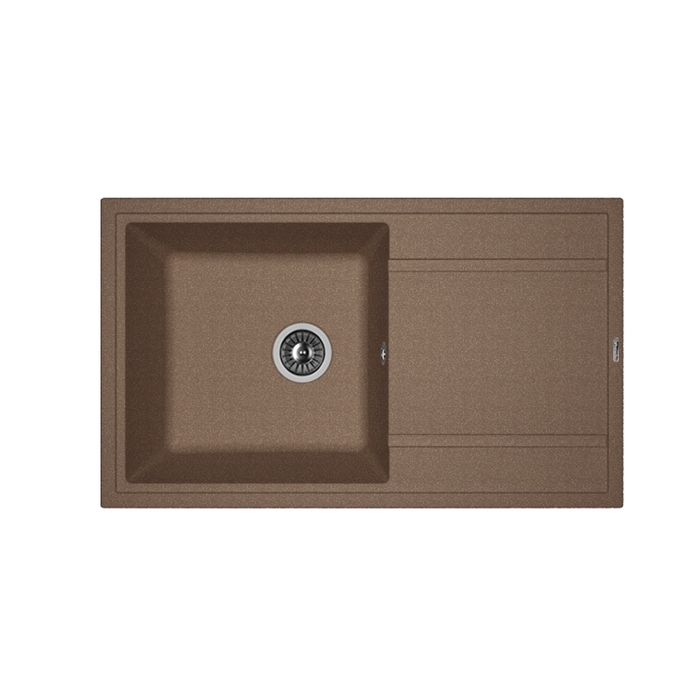 Мойка кухонная Florentina "Липси-860" Л 860 FSm, 860х510 мм, цвет мокко