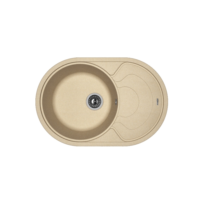 Мойка кухонная Florentina "Родос-760 Р" 760 FG, 760х510 мм, цвет бежевый