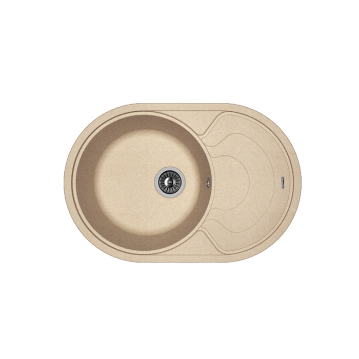 Мойка кухонная Florentina "Родос-760" Р 760 FG, 760х510 мм, цвет песок