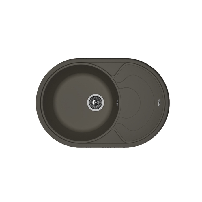 Мойка кухонная Florentina "Родос-760 Р" 760 FSm, 760х510 мм, цвет антрацит
