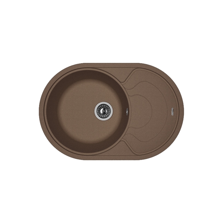 Мойка кухонная Florentina "Родос-760" Р 760 FSm, 760х510 мм, цвет мокко