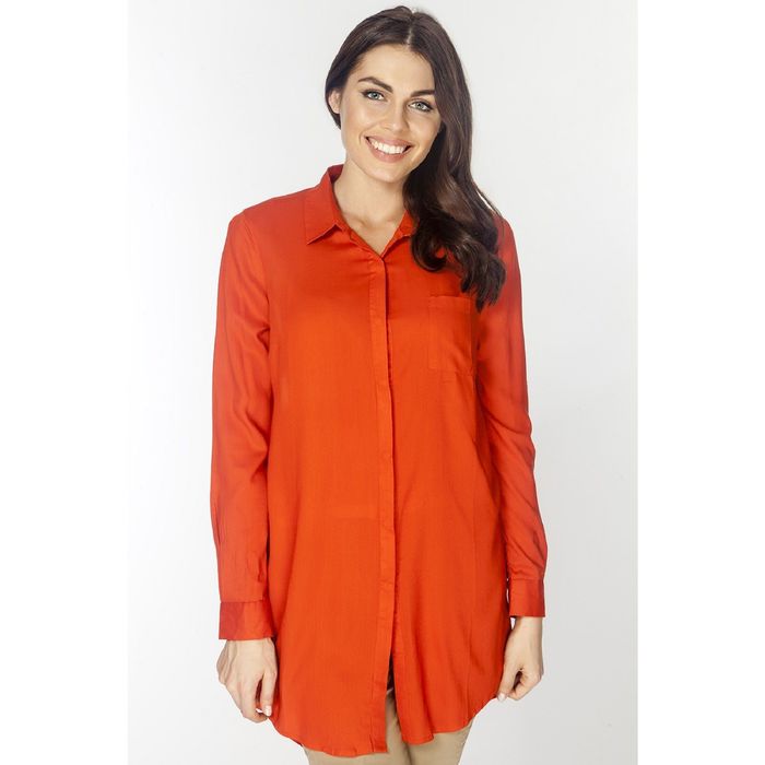 Туника женская L3166 цвет оранжевый, размер L(48)