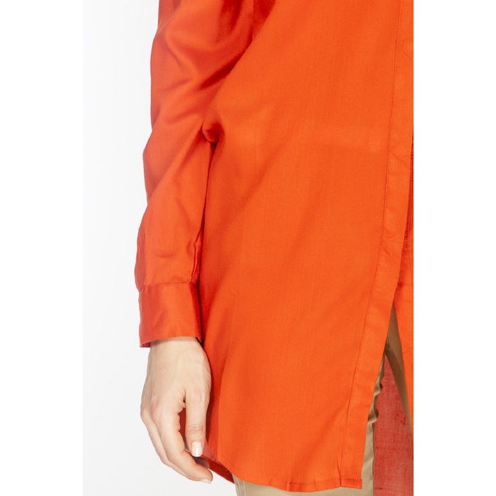 Туника женская L3166 цвет оранжевый, размер S(44)